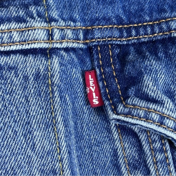 Levi's Virgil Denim Trucker Jacket Type 3 Virgil Abloh Big E - Picture 4 of 16